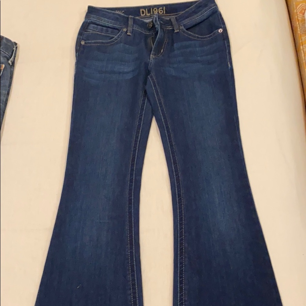 DL1961 Joy High Rise Flare Jeans in Nirvana